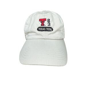 Texas Tech Red Raiders NCAA‎ Jones and Mitchell Sportswear Hat 23 White Cream